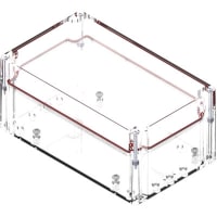 Serpac Watertight Polycarbonate Instrument Enclosure- Clear, 7.87x4.72x3.54"