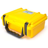 Serpac Protective Equipment Case, IP 67, 8.8"x7.5"x3.9", W/o Foam, Yellow