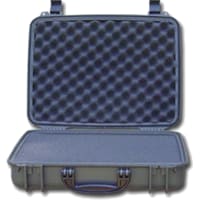 Serpac Protective Equipment Case, 20.1"x15.5"x5.5", W/o Foam, Black