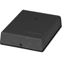 Serpac Enclosure, Wall Box, Wallmount, ABS (UL 94 HB), Black, 4.38x3.25x0.885In, S Series