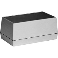 Serpac Enclosure, Box-Lid, Desktop, Plastic, Gray, 5.62x3.25x2.5In, IP40, S Series