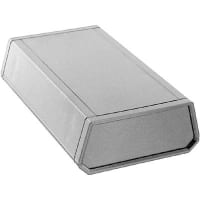 Serpac Enclosure, Clamshell, Desktop, ABS, UL94HB, Gray, 4.25x2.6x1.125 In, A Series