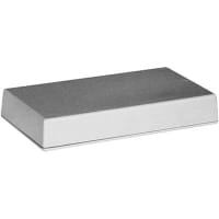 Serpac Enclosure, Box-Lid, Desktop, Plastic, Gray, 5.62x3.25x0.9In, IP40, S Series