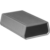 Serpac Enclosure, Clamshell, Desktop, ABS, UL94HB, Gray, 5.31x3.35x1.5 In, A Series