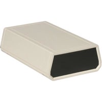 Serpac Enclosure, Clamshell, Desktop, ABS, UL94HB, Almond, 5.31x3.35x1.5 In, A Series