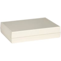 Serpac Enclosure, Plastic, 6.88"L x 4.88"W x 1.50"H, Almond, Circuit Board Mounting