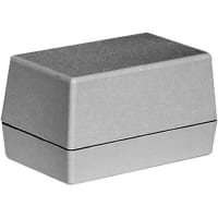 Serpac Enclosure, Box-Lid, Desktop, Plastic, Gray, 3.6x2.25x2In, IP40, S Series