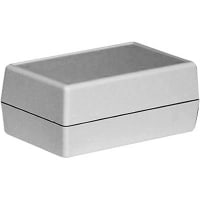 Serpac Enclosure, Box-Lid, Desktop, Plastic, Gray, 3.6x2.25x1.5In, IP40, S Series