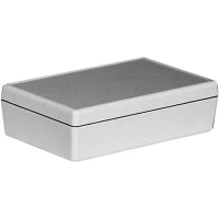 Serpac Enclosure, Box-Lid, Desktop, Plastic, Gray, 3.6x2.25x1In, IP40, S Series