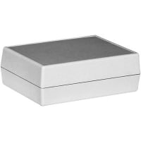 Serpac Enclosure, Box-Lid, Desktop, Plastic, Gray, 4.38x3.25x1.51In, IP40, S Series