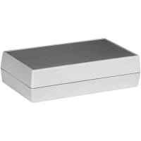 Serpac Enclosure, Box-Lid, Desktop, Plastic, Gray, 5.62x3.25x1.5In, IP40, S Series