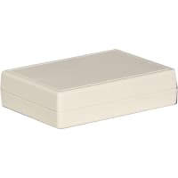 Serpac Enclosure, Clamshell, Handheld, ABS, UL94HB, Almond, 1.9x1.25x0.5 In, C-Series