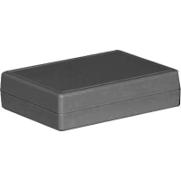 Serpac Enclosure, Clamshell, Handheld, ABS, UL94HB, Gray, 1.9x1.25x0.5 In, C-Series