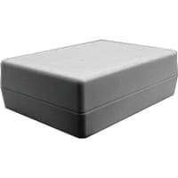 Serpac Enclosure, Clamshell, Handheld, ABS, UL94HB, Gray, 2.831x2.081x0.93 In, C-Series