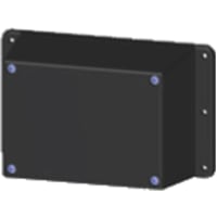 Serpac ENCLOSURE;MOUNTING FLANGE;ABS PLASTIC;4.38LX3.257WX2.11H IN; BLACK