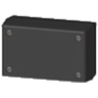 Serpac Enclosure, Box-Lid, Desktop, Plastic, Black, 3.6x2.25x1.5In, IP40, S Series