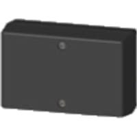 Serpac Enclosure, Box-Lid, Desktop, Plastic, Black, 4.38x3.25x1.5In, IP40, S Series