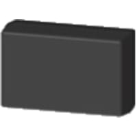 Serpac Enclosure, Box-Lid, Desktop, ABS, UL94HB, Black, 4.1x2.6x1.5 In, IP40, S Series