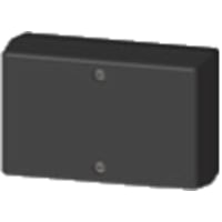 Serpac Enclosure, Box-Lid, Desktop, Plastic, Black, 4.1x2.6x1.5In, IP40, S Series