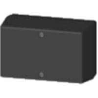 Serpac Enclosure, Box-Lid, Desktop, Plastic, Black, 4.1x2.6x2In, IP40, S Series