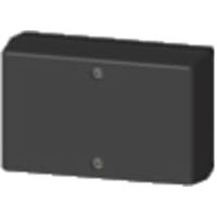 Serpac Enclosure, Box-Lid, Desktop, Plastic, Black, 4.1x2.6x1.5In, IP40, S Series