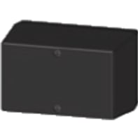 Serpac Enclosure, Box-Lid, Desktop, Plastic, Black, 4.1x2.6x2.5In, IP40, S Series