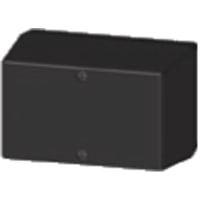 Serpac Enclosure, Box-Lid, Desktop, Plastic, Black, 4.1x2.6x2.5In, IP40, S Series