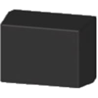 Serpac Enclosure, Box-Lid, Desktop, ABS, UL94HB, Black, 4.38x3.25x2.5 In, IP40, S Series