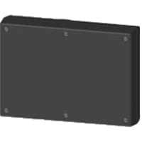 Serpac Enclosure, Plastic, Black, Top Access, 6.88"L x 4.88"W x 1.50"H