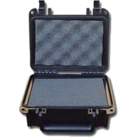 Serpac Enclosure, Equipment Case, IP 67, 8.8"x7.5"x3.9", With Foam, Black, SE Series