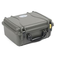 Serpac Protective Equipment Case, 15.3"x12.1"x6.7", W/o Foam, Gun Metal Gray