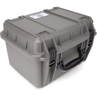 Serpac Protective Equipment Case, 15.0"x12.1"x9.6", W/o Foam, Gun Metal Gray