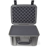 Serpac Protective Equipment Case, 15.0"x12.1"x9.6", Foam, Gun Metal Gray