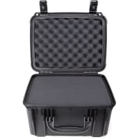 Serpac Protective Equipment Case, 15.0"x12.1"x9.6", Foam, Black