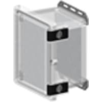 Serpac Enclosure, Flanged, Polycarbonate, UL94V-2, Clear, 11.75x9.98x7.45 In, NEMA4, I Series