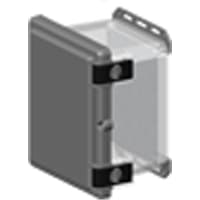 Serpac Enclosure, Flanged, Polycarb, UL94V-2, Gray/Clear, 11.75x9.98x7.45 In, NEMA4, I Series