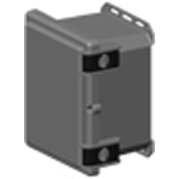 Serpac Enclosure, Flanged, Polycarbonate, UL94V-2, Gray, 11.75x9.98x7.45 In, NEMA4, I Series