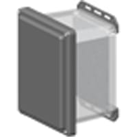 Serpac Enclosure, Flanged, Polycarbo, UL94V-2, Gray/Clear, 11.75x9.98x7.45 In, NEMA4, I Series