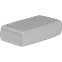 Serpac Enclosure, Clamshell, Handheld, ABS, UL94HB, Gray, 4.94x2.75x1.275 In, H Series