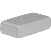 Serpac Enclosure, Clamshell, Handheld, ABS, UL94HB, Gray, 4.94x2.75x1.275 In, H Series