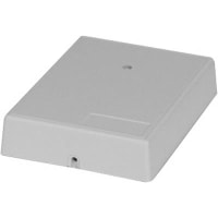 Serpac Enclosure, Clamshell, Handheld, ABS, UL94HB, Gray, 7.2x3.65x1.2 In, H Series