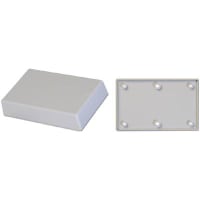 Serpac Enclosure, Box-Lid, Desktop, Plastic, Gray, 4.1x2.6x0.9In, IP40, S Series