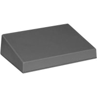 Serpac Enclosure, Plastic, Black, 6.890 in., 4.890 in.