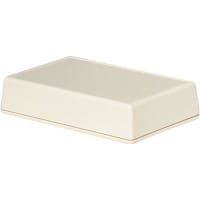 Serpac Enclosure, Box-Lid, Desktop, Plastic, Almond, 4.1x2.6x0.9In, IP40, S Series