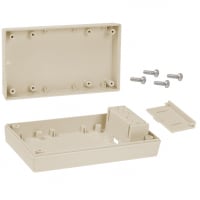 Serpac Enclosure, Plastic, Almond, 5.630 in., 1.510 in., 3.250 in.