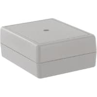 Serpac Enclosure, Clamshell, Handheld, ABS, UL94HB, Gray, 2.4x1.85x0.926 In, C-Series