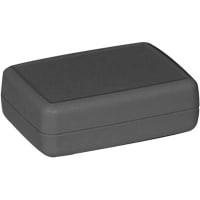 Serpac Enclosure, Clamshell, Handheld, ABS, UL94HB, Black, 2.39x1.74x0.755 In, CH-Series