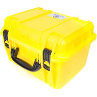 Serpac Protective Equipment Case, 15.0"X12.1"X9.6", W/o Foam, Yellow