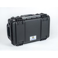 Serpac Wheeled Protective Equipment Case, 21.9"x13.9"x8.9", Foam, Black