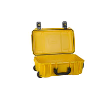 Serpac Wheeled Protective Equipment Case, 21.9"X13.9"X8.9", W/o Foam, Yellow